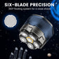 6D Bald Men's Waterproof Razor Set (Jeu de rasoirs imperméables pour hommes chauves)