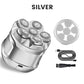 6D Bald Men's Waterproof Razor Set (Jeu de rasoirs imperméables pour hommes chauves)