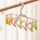 Porte-séchoir pliable et coupe-vent à 12 pinces