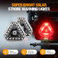 Feux d'avertissement solaires stroboscopiques super brillants