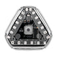 Feux d'avertissement solaires stroboscopiques super brillants