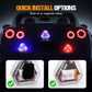 Feux d'avertissement solaires stroboscopiques super brillants