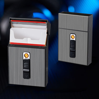 Étui à cigarettes avec briquet