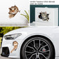 Autocollants muraux 3D amovibles pour chats et chiens