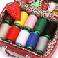 Trousse à couture portable avec boîte de rangement