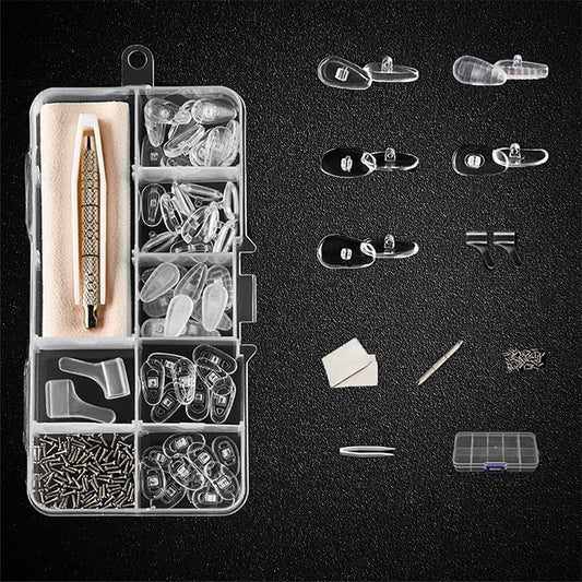 Kit de réparation pour plaquettes nasales de lunettes
