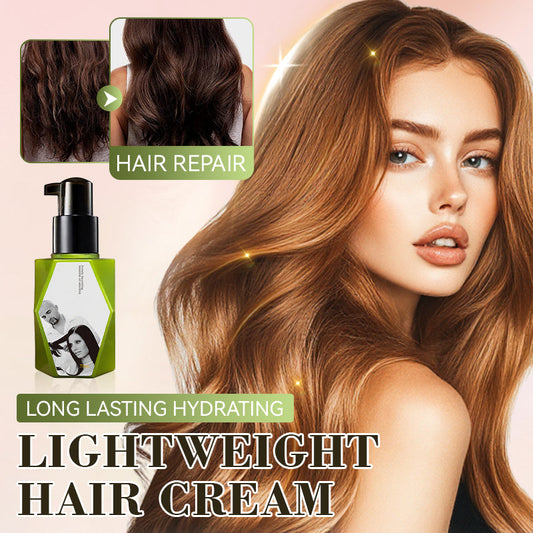 Crème capillaire légère hydratante longue durée