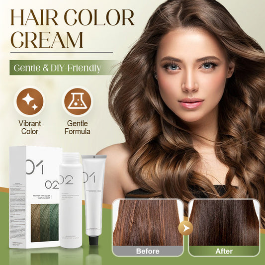 Crème colorante douce pour cheveux à faire soi-même