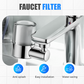 💎 50% DE RÉDUCTION ! 💎 Ensemble de Buses Filtrantes Universelles Pivotantes à 720° – 2 Modes d’Eau, Filtre Transparent & Installation Sans Outil 🚰