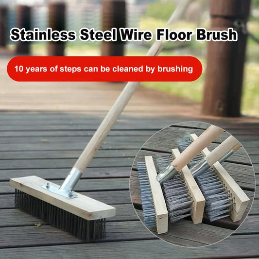 ⭐Brosse de nettoyage en fil d'acier inoxydable