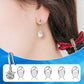 Ensemble élégant de boucles d'oreilles en argent S925 et zircone pour une semaine (6 paires) - Joli cadeau