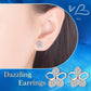 Ensemble élégant de boucles d'oreilles en argent S925 et zircone pour une semaine (6 paires) - Joli cadeau