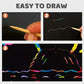 Carnet créatif d'art à gratter arc-en-ciel