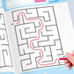 Ensemble de quatre livres pour enfants sur le thème du labyrinthe progressif à quatre niveaux