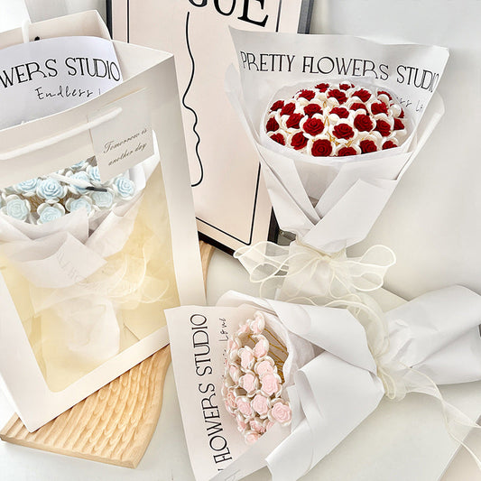 Kit de matériel de bricolage pour bouquet éternel