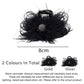 Cadeau créatif - Barrette à cheveux en peluche avec filet à plumes