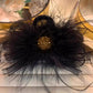 Cadeau créatif - Barrette à cheveux en peluche avec filet à plumes
