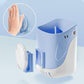 Ensemble de brosses de nettoyage pour toilettes avec ventouse murale