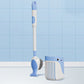 Ensemble de brosses de nettoyage pour toilettes avec ventouse murale