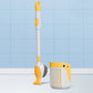 Ensemble de brosses de nettoyage pour toilettes avec ventouse murale