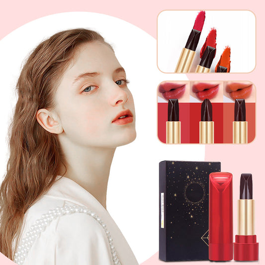 Rouge à lèvres hydratant, waterproof et longue tenue, 3 couleurs