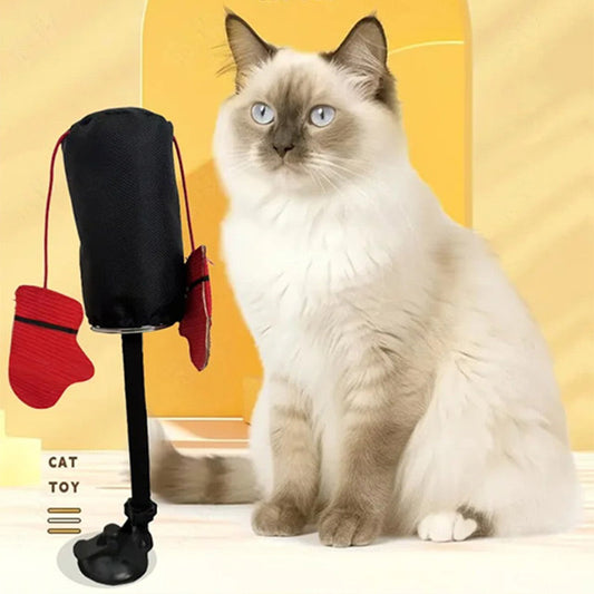 🔥 50 % de réduction ✨Jouet interactif pour chat : Sac de frappe