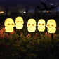 Lumière solaire pour jardin en forme de citrouille d'Halloween
