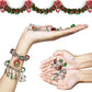 🎅🎄Ensemble de bracelets pour calendrier de l'Avent de Noël à faire soi-même, 24 jours