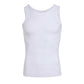 Débardeur de compression uni pour homme avec contrôle abdominal