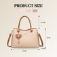 Élégant sac fourre-tout pour femme avec breloque en forme de cœur brillant