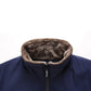 Veste chaude doublée en peluche pour homme