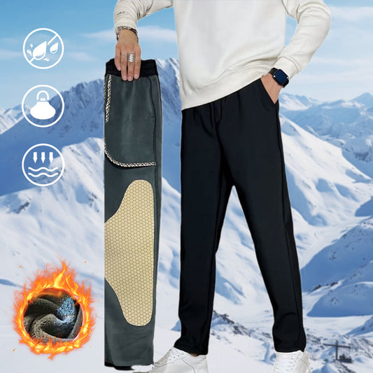 Pantalon de survêtement imperméable et chaud pour l'hiver avec cordon de serrage