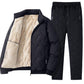 Ensemble deux pièces élégant composé d'une veste et d'un pantalon chauds pour homme