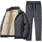Ensemble deux pièces élégant composé d'une veste et d'un pantalon chauds pour homme