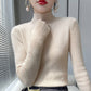 Pull mi-haut en maille avec doublure