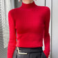 Pull mi-haut en maille avec doublure