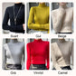 Pull mi-haut en maille avec doublure