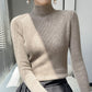 Pull mi-haut en maille avec doublure