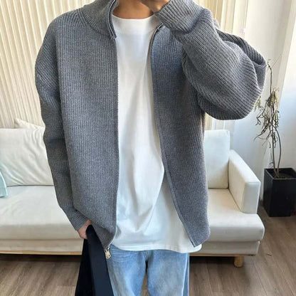 Cardigan à fermeture éclair intégrale pour homme