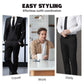Veste décontractée en simili cuir boutonnée