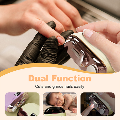 🌟 Coupe-ongles et polisseur électrique intelligent 2-en-1 ✂️💅