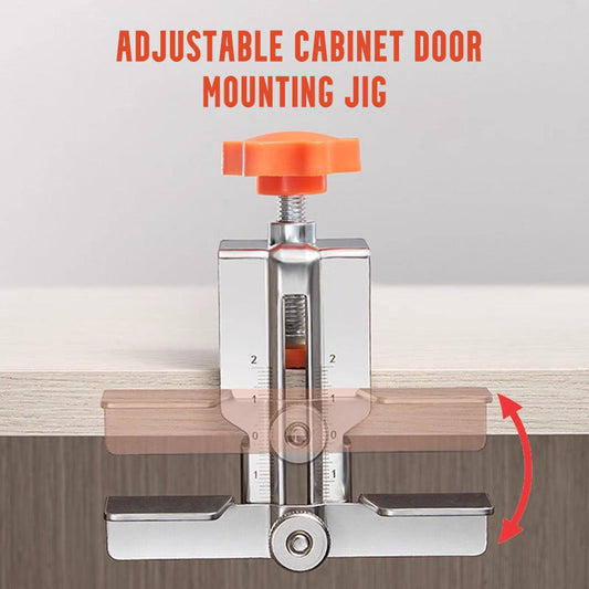 Gabarit de montage réglable pour porte d'armoire