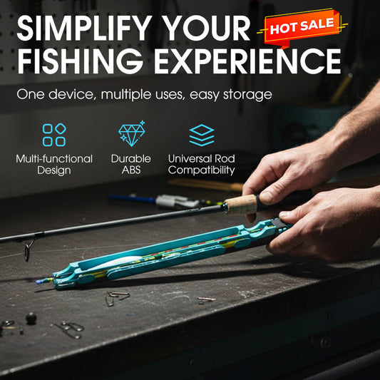 Enrouleur de ligne de pêche tout-en-un