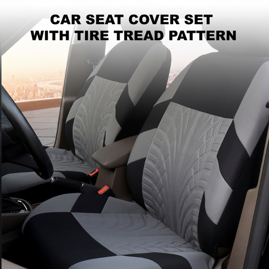 Ensemble de housses de siège auto avec motif de bande de roulement