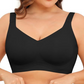 Soutien-gorge sans armature, sans coutures et à couverture totale pour femme