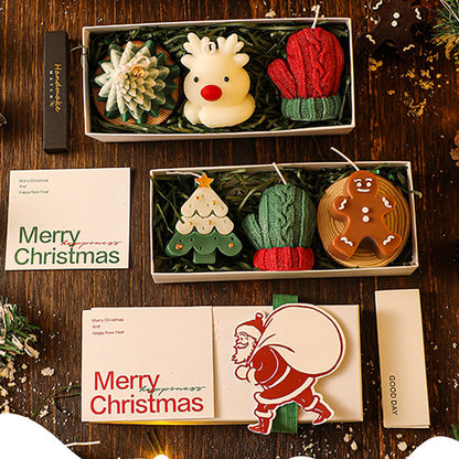 Coffret cadeau bougies parfumées de Noël