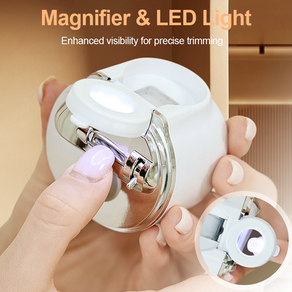 ⏳Spécial à durée limitée⏰Coupe-ongles électrique avec lampe💅