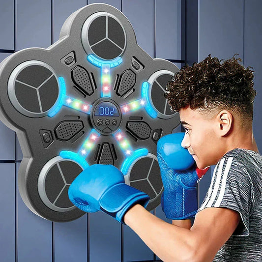 ⛄ Promo Noël Énergique：60 % de réduction + Livraison gratuite ! 🥊Machine de boxe Bluetooth pour enfants – Fun, Énergie & Exercice à la Maison 🎶