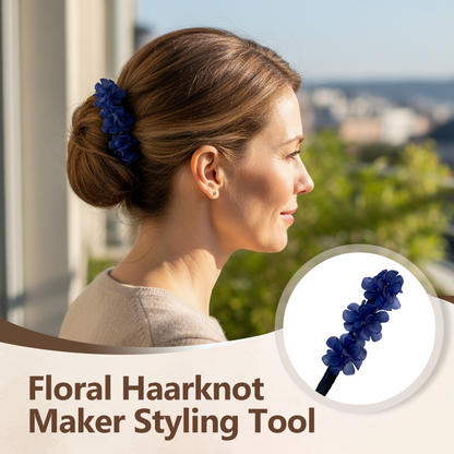 Outil de coiffure pour chignon floral