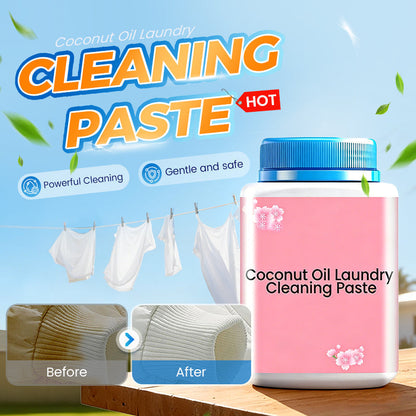 Pâte Nettoyante pour Linge à l'Huile de Coco